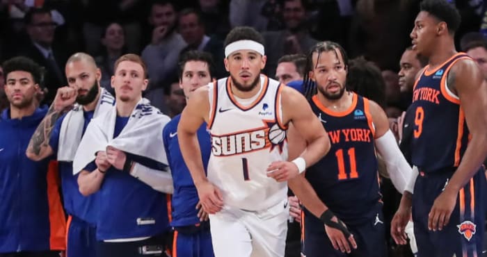The Knicks could only watch as Booker put up a game-winning three in their last meeting on Nov. 26